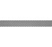 Бордюр (72x9.6) 76830- Listonewhite/Blackcheguered - F.1 Design з колекції F.1 Design Settecento