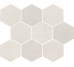 Мозаїка 29.2x35.5 Piemonte Bianco Hexagono Cristacer Piemonte з колекції Piemonte Cristacer