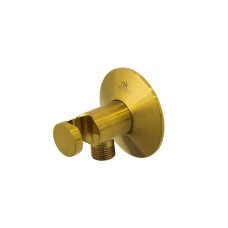 LIGNAGE, Настінний тримач для ручного душу, з підведенням води, brushed gold (100299401) LIGNAGE Сантехніка NOKEN