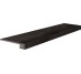 Сходинка (33x100) 60313 Gradino Costa Retta Charcoal - Chrome з колекції Chrome Cerdomus