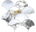 Мозаїка Liberty Blanco Escama Pulido - 28x29  Liberty з колекції Liberty Halcon