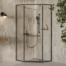 Душевая кабина X-Point Slim XPSHP3 90 черный Transparent Душевая кабина X-Point Slim XPSHP3 90 черный Transparent