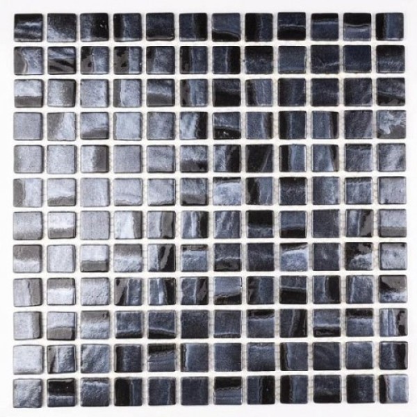 Мозаїка AquaMo Glass Mosaic Metallic Titanium