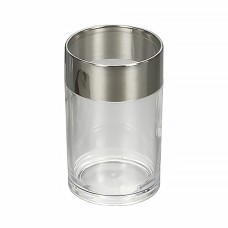 WARSAW склянка окремостояча, полікарбонат, нержавіюча сталь, сатин	