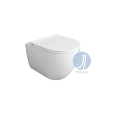Унітаз підвісний Vignoni XS Rimless з кришкою soft-close VI28-F85-VI006XS Glossy White Унітаз підвісний Vignoni XS Rimless з кришкою soft-close VI28-F85-VI006XS Glossy White