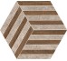 Мозаїка Lst Nest Taupe Brown - 35x40 LST559N Landstone з колекції Landstone NovaBell