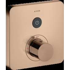 Термостат на 1 споживача Axor ShowerSelect, колір Polished Red Gold 36705300
