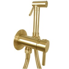 ZDUP110HGSP TWEET ROUND MIX Tondo Набір гігієнічного душу, BRUSHED HONEY GOLD (1 сорт) ZDUP110HGSP TWEET ROUND MIX Tondo Набір гігієнічного душу, BRUSHED HONEY GOLD (1 сорт)