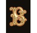 Декор 14,5x19,4 Lettera Nera B - Alphabet - 489710 з колекції Alphabet Versace