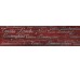 Декор (22.5x90) TL22MC01D rosso - Montecarlo з колекції Montecarlo Tonino Lamborghini