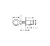Шлангове під'єднання Fixfit Porter Axor One round з тримачем, Stainless Steel Optic 48780800