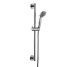 IMPRESE набір душовий, LESNA змішувач для душу, штанга душова L-60 см, ручний душ, шланг (15070+6008501), хром