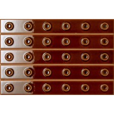21.1x31.5 BOPDLG10 punto down glossy brun Punto з колекції Punto Punto Керамічна плитка Mutina