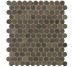 Мозаїка Brown Round Mosaico Matt 29.5x32.5 Brickell Fap з колекції Brickell Fap