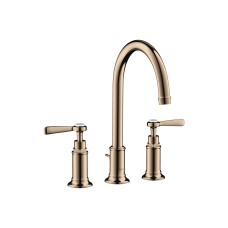 Змішувач Axor Montreux 180 для умивальника на 3 отвори Lever 16514300, Polished Red Gold Змішувач Axor Montreux 180 для умивальника на 3 отвори Lever 16514300, Polished Red Gold MONTREUX Сантехніка Axor (HansGrohe) — сторінка 6