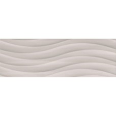 Плитка стеновая Living Grey Wave RECT 25x75 код 0169 Ceramika Color