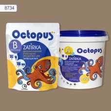 Двокомпонентна епоксидна затирка фуга для плитки і мозаїки ТМ "OCTOPUS", колір 8734 1,25 кг.
