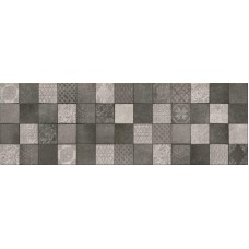 Декор Decorado Gris Grid 25x75 Narvona з колекції Narvona Narvona Керамическая плитка Undefasa