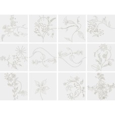 Декор Boontje Bianco Extra 20x20 Primavera Platinum з колекції Primavera Platinum