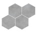 Декор 30x30 Malla Hexa Couvet Gris-Couvet-FN9T630021 з колекції Couvet Roca