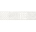 Декор Decor White 7.3x30 Dolce Dual Gres з колекції Dolce Dual Gres