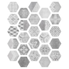 Декор Nuuk Hexa 23.2x26.7 Hexa ITT з колекції Hexa ITT Декор Nuuk Hexa 23.2x26.7 Hexa ITT з колекції Hexa ITT Hexa Керамічна плитка Itt Ceramic