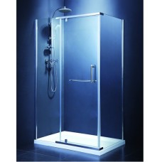 FEN2323 COMFORT Кабина душевая, прямоугол., 120х80, без поддона, стекло прозрачное (1 сорт)