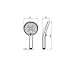 OXO, Ручний душ із перемикачем, 3 режими, brushed titanium (100344485)
