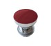 Клапан Клик-Клак для сифона с керамической крышкой с переливом Rosso Rubens (PLTPCE)