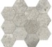 Мозаїка 30x34 Cinder Hexagon - Debris - 8040 з колекції Debris Unicom Starker
