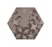 Декор (11x12.6) 760026 Matiere Hexa-Stile Decor Fango Lappato - Matiere з колекції Matiere Settecento