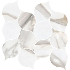 Мозаїка Calacatta Oro Hojas Pulido - 27.2x28.9  Calacatta з колекції Calacatta Calacatta Керамічна плитка Halcon