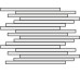 Декор 30,2x30,2 H24 Mosaico Asimmetrico 18 Pz White - H24 з колекції H24 EnergieKer