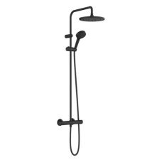 VERNIS BLEND душова система Showerpipe 240 з термостатом, 1jet, чорний матовий	