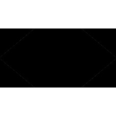 BASIC BLACK KAYAK 17x33 (шестигранник) (плитка для пола и стен)