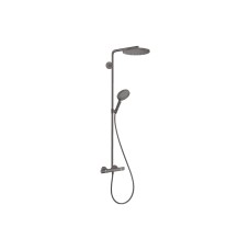 Душевая система Raindance S 240 EcoSmart+ PowderRain 1jet с термостатом, Brushed Black Chrome (28825340) Душевая система Raindance S 240 EcoSmart+ PowderRain 1jet с термостатом, Brushed Black Chrome (28825340)