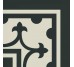 Декор Negro Esquina 20x20 Pasion Ribesalbes з колекції Pasion Ribesalbes