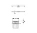 Декоративная накладка CleanLine20: дренажный канал, темный/матовый металл, L30-130см 154.451.00.1