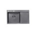 Кухонная мойка Kroner KRP Schwarze - 7849LHM PVD (3.0/1.0 мм) Kroner