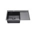 Кухонная мойка Kroner KRP Schwarze - 7849LHM PVD (3.0/1.0 мм) Kroner