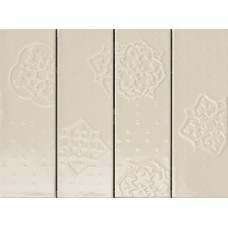 Декор Decoro Grey 10x30 Brick Glossy з колекції Brick Glossy Brick Glossy Керамічна плитка Ragno