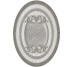 Вставка Plata Gris Medallon 10x14 Venecia El Molino з колекції Venecia El Molino