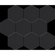 27x33 Cambia black lappato heksagon (36729) з колекції Cambia