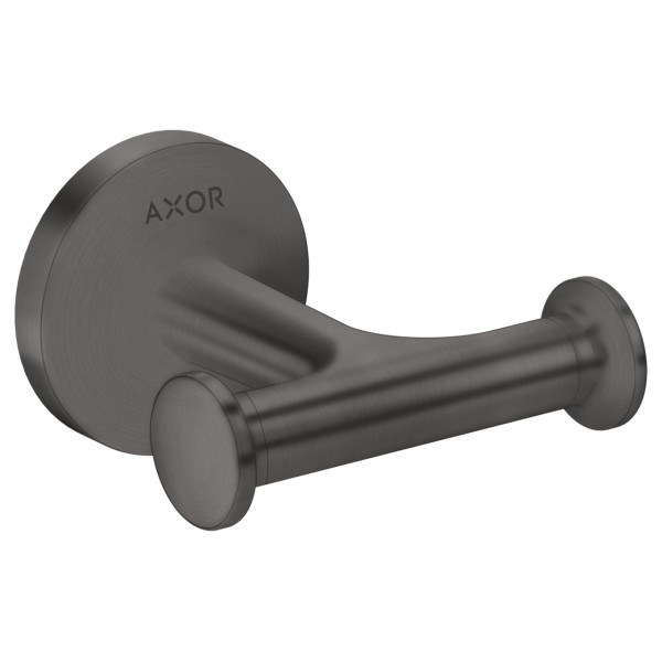 Крючок двойной 8.3 х2.3 x 8.2 см Axor Universal Circular, Brushed Black Chrome (42812340)