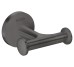 Крючок двойной 8.3 х2.3 x 8.2 см Axor Universal Circular, Brushed Black Chrome (42812340)