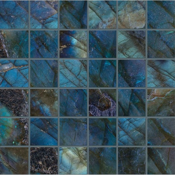 Мозаїка 30X30 Tele Di Marmo Lumia Mosaico Labradorite Full Lapp En9K з колекції Tele Di Marmo Lumia Emil Ceramica