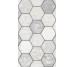 Декор (25x21.6) 0993 BRL.WHITE DEC.ESA - Brick Lane з колекції BrickLane Marca Corona