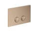 Панель смыва AXOR FlushPlate, Brushed Red Gold (42530310)