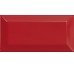 Плитка 10x20 Metro Rosso из коллекции Metro Equipe