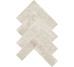 Мозаїка Slatestone White Mosaico Herringbone 5 15 T 8 Matt - 21.5x29.4 200698 Slatestone з колекції Slatestone Cerdisa